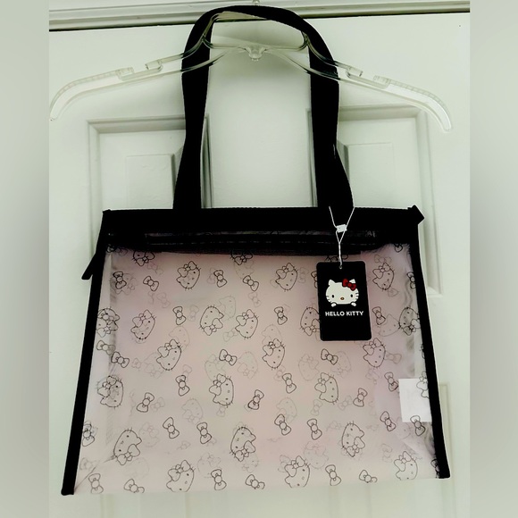New Hello Kitty pink Mesh bag with Zipper. - Picture 1 of 1